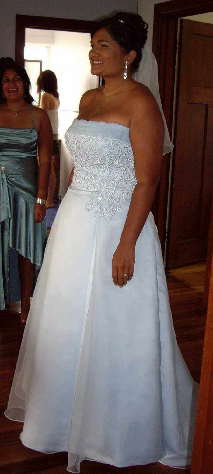 Sassoon wedding dress.