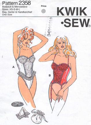 Kwik Sew 2358 Bodysuit and Merrywidow