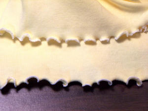Lettuce Edge from a Beginner Sewing Tip by PixieCat @ PatternReview.com