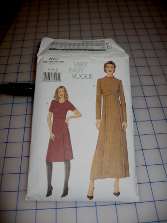 Vogue Patterns OOP Very Easy Vogue dress 7517 pattern review by JudyP
